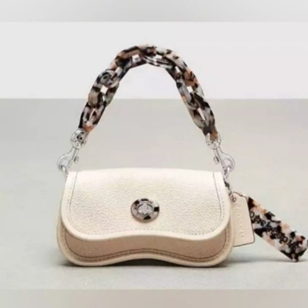 Coach Mini Bag in Cream and Tan